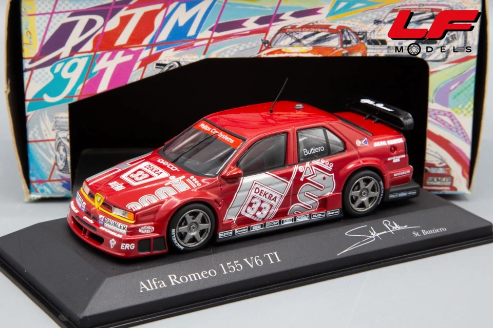 1:43 Alfa Romeo 155 V6 TI 1994 Buttiero - Minichamps - Immagine 1 di 3