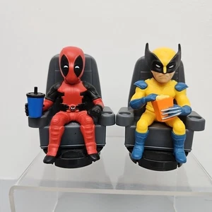 Set of 2 Wolverine & Deadpool Movie Promo Regal Exclusive Popcorn Cup Toppers - Picture 1 of 3