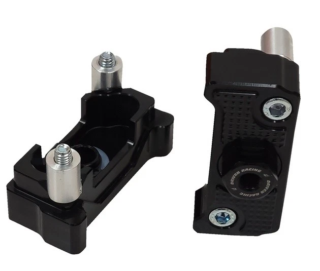 Driven Captive Axle Blocks Black for Yamaha XSR700/MT-07/FZ-07/YZF-R7 - Image 1 of 1