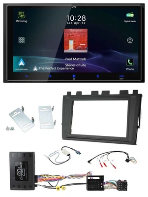 JVC USB Bluetooth 2DIN DAB Lenkrad Autoradio für VW Polo ab 2018 MIB II Infoadap - Bild 1 von 4