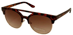 Kenneth Cole Reaction Herren Schildpatt Sonnenbrille weich quadratisch Kunststoff KC1322 52F - Bild 1 von 13