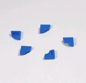 NUEVO azulejo pendiente Lego 1x1 cuarto redondo 5 piezas azul brillante parte 25269 ENVÍO RÁPIDO - Imagen 1 de 2