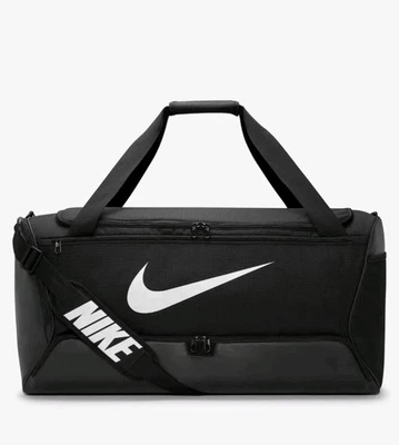 Nike Brasilia 9.0 Duffel Bag Black White Large 95L Travel Gym Sports BA5966-010 - Image 1 of 4