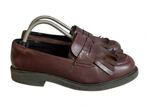 Mocassino Clarks Orinoco 2 scarpe donna pelle marrone taglia 7 E vestibilità ampia slip on - Foto 1 di 12