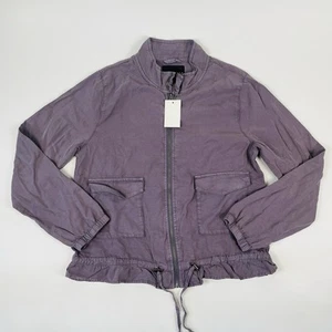 Giacca donna Sanctuary lavanda/grigio con coulisse stile militare M nuova con etichette - Foto 1 di 10