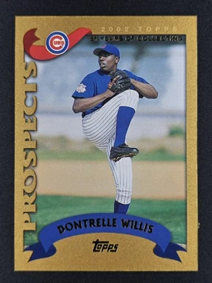 Dontrelle Willis 2002 Topps Traded Gold 871/2002 RC ROOKIE #T262 MARLINS CUBS - Image 1 of 2