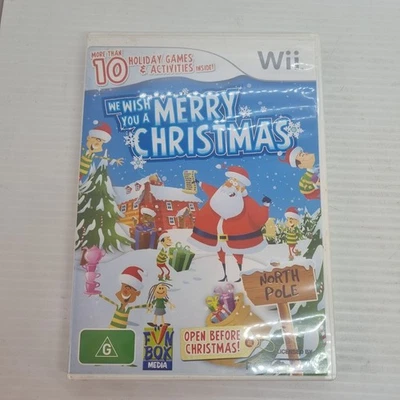 We Wish You A Merry Christmas Nintendo Wii Wii U PAL AU Seller Complete + Manual - Image 1 of 4