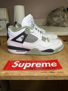 Gebrauchte 1 Größe 11W - 9,5M - Nike Air Jordan 4 Retro Seafoam 2023 - AQ9129-103 - Bild 1 von 6