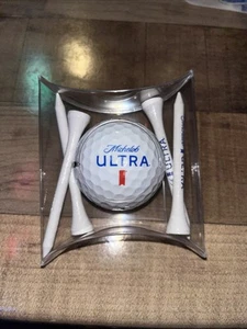 Callaway Michelob Ultra Golf Ball & Tee Set New In Box Limited Edition - Picture 1 of 7