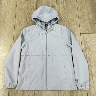 Chaqueta cortavientos New Balance para mujer M azul claro desde 1906 manga larga Foto 1 de 4