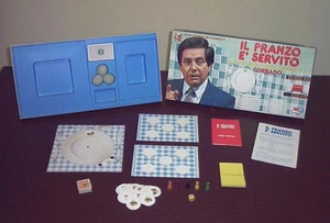 IL PRANZO E’ SERVITO Editrice Giochi 1982 OTTIMO COMPLETO Corrado Il pranzo è - Picture 1 of 1