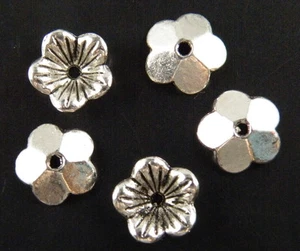 150pcs Tibetan Silver Beautiful Flower Bead Caps 10x3mm 11718 - Picture 1 of 1