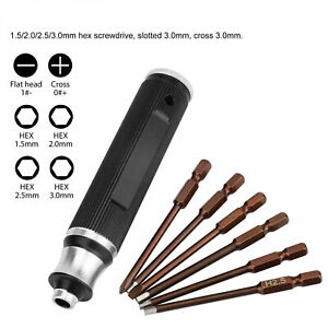 1.5mm/2.0mm/2.5mm/3.0mm Assorted Metric RC Car Hex Bit Allen Drill Wrench Tool