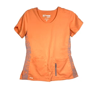 Grey’s Anatomy Professional Wear By Barco Orange Women’s Scrub Top Sz Small - Picture 1 of 9
