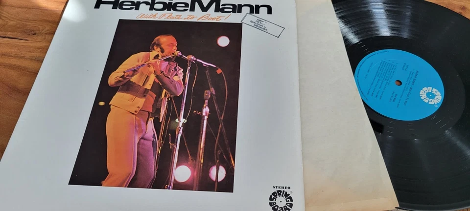 HERBIE MANN WITH FLUTE TO BOOT SPB-4055 VINYL LP 1975 LATIN JAZZ  - Image 1 of 1