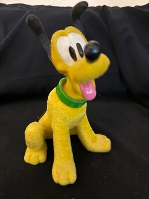 PLUTO BOBBLEHEAD Walt Disney resina flocada 7" - Imagem 1 de 4