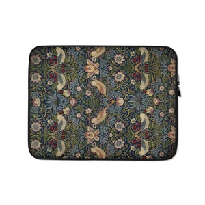STRAWBERRY THIEF Laptop Sleeve Tasche 13" 15" Computer MacBook Chromebook Vögel - Bild 1 von 3