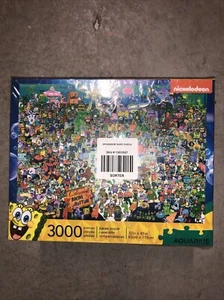 Nickelodeon SpongeBob SquarePants Bikini Bottom Jigsaw Puzzle 3000 Pieces New - Picture 1 of 6