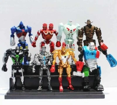 8 piezas Real Steel Atom Ambush Midas Noisy Boy Zeus Navidad Figura SET 2025 Foto 1 de 4