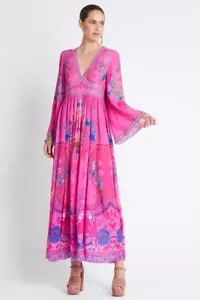 NUEVO VESTIDO CZARINA ROSA FEELING CRISTALES 2XL XXL 18 precio de venta sugerido por el fabricante 449 USD. - Imagen 1 de 7