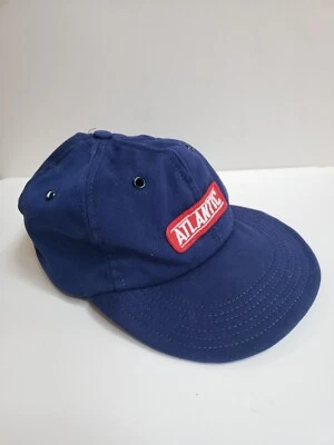 Vintage 1950s Mechanics Work Hat Cap *size 7 Medium* Navy Blue Sturdy Cotton - Image 1 of 4