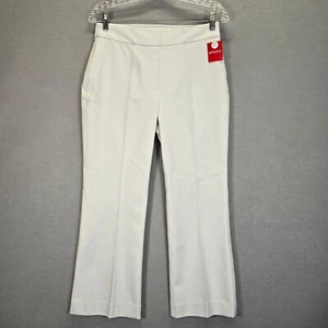 Spanx Women's On-the-Go Kick Flare Pant Classic White size Petite M New - Picture 1 of 13
