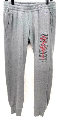 NUEVO NC State Wolfpack Champion Gris Elástico Jogger Pantalones para Mujer M Foto 1 de 4