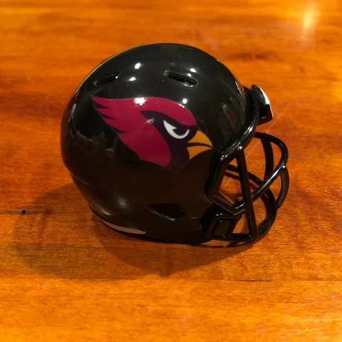 Arizona Cardinals NEW 2022 alternate black custom pocket pro helmet NFL Cover