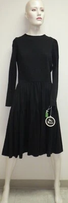 Vestido Meg Madison Swing Vintage Años 70 Negro Etiquetas en Niveles Rockabilly Talla 10 Sin Usar Foto 1 de 4
