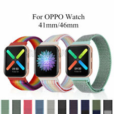 For OPPO Watch 41mm 46mm Watch Strap Nylon Loop Wrist Band Bracelet Replacement