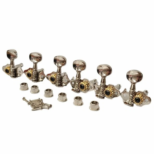 Grover V98N STA-TITE Nickel Guitar Machine Heads