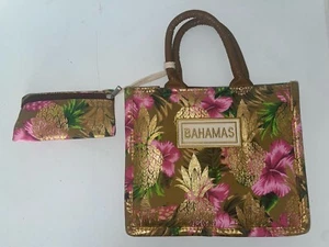 Cartera de piña Bahamas con billetera a juego - Imagen 1 de 7