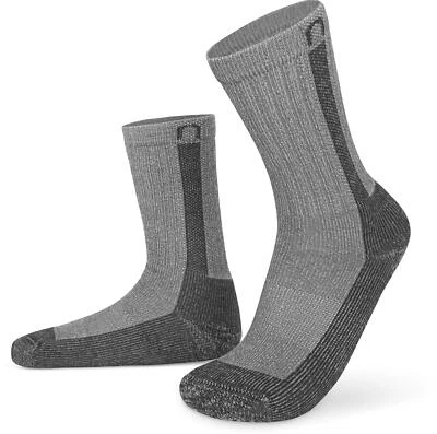 2 Paar Wander- und Arbeitssocken für Outdoor Aktivitäten aus 80% Merinowolle - Bild 1 von 4