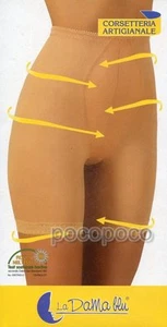 Damen Bauchdecke gefüttert mit elastischen Beinen Halt La Dama Blau - Bild 1 von 3