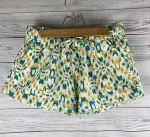 Pantaloncini Mossimo Junior Taglia 1 Arancione Verde Teal Stampa Astratta Casual Estivi - Foto 1 di 12