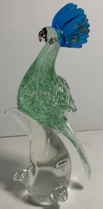 Glas Vogel Briefbeschwerer Murano Stil - Bild 1 von 5