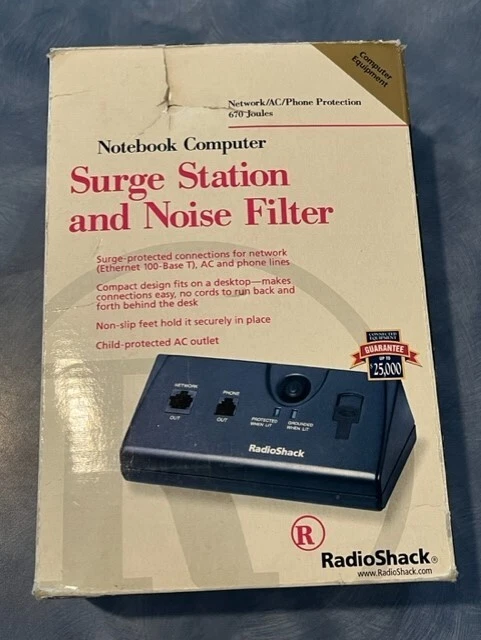 RadioShack 61-2327 Notebook Computer Surge Station and Noise Filter