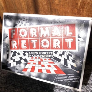 FORMAL RETORT - Rare Vintage Board Game - A New Concept In Crosswords - 1987 - Picture 1 of 17