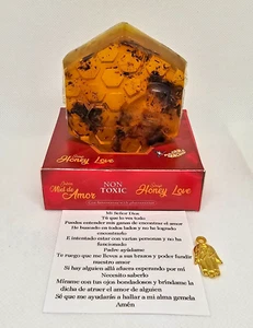 HONEY SOAP OF LOVE WITH MACUA BIRD / JABON MIEL DE AMOR CON PAJARO MACUA - Picture 1 of 2