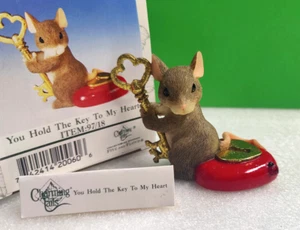 Charming Tails YOU HOLD THE KEY TO MY HEART Mackenzie Figur - Bild 1 von 7