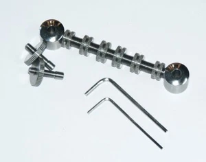 Gretsch Roller Bridge, Stainless Steel, Stainless Steel, Top Only - Picture 1 of 2