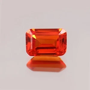 AAA 6x4 MM Natürlich Ravishing Ceylon Orange Saphir Lose Strahlender Schnitt - Bild 1 von 4
