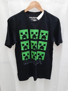 NEW boy's Black Minecraft Graphic cotton/ polyester Top sz XL (14-16) - Picture 1 of 4