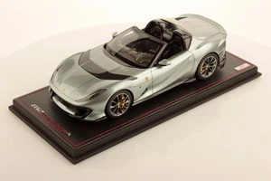 MR Collection FE034C 1/18 FERRARI 812 COMPETIZIONE A Grigio Coburn Model Car - Picture 1 of 6
