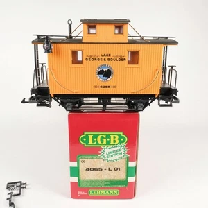 LGB Lehmann G Scale Lake George & Boulder 2-Axle Caboose 4065 - L 01 - Picture 1 of 6