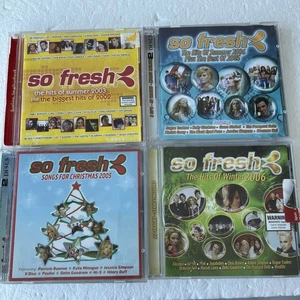 So Fresh CDs Bulk Lot x4 Country Pop Rock Dance R&B 00s Music Compilation Mixed - Picture 1 of 11