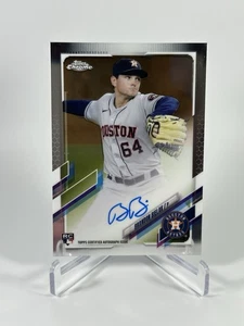 2021 Topps Chrome Brandon Bielak #RA-BBI RC Rookie Auto - Picture 1 of 2