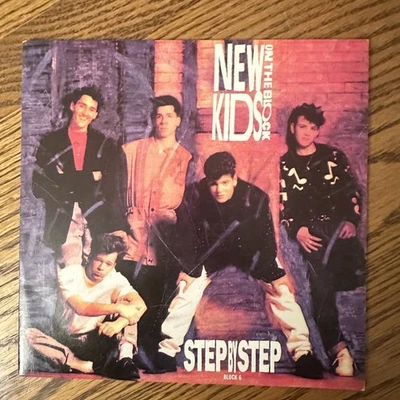 New Kids On The Block – Step By Step - Vinyl 7" Single UK Import - VG+ - Image 1 of 2