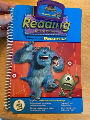 Leapfrog Leappad Reading Monster, Inc. Leap 2 Book and Cartridge  - Image 1 of 4