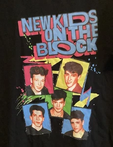 New Kids On The Block - Graphic Black Classic T-Shirt 2XL - Picture 1 of 4